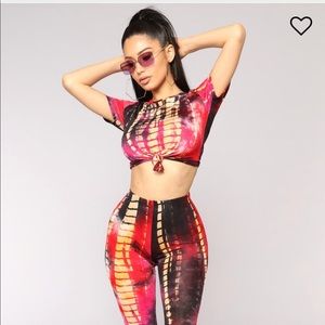 Fashion Nova Bamboo Babe pants set